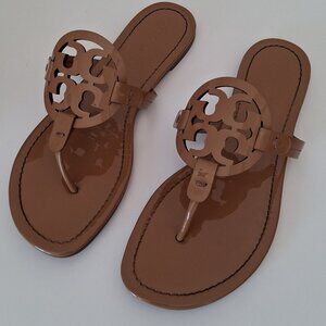 Tory Burch Women’s Miller Thong Sandals – Tan Size 9